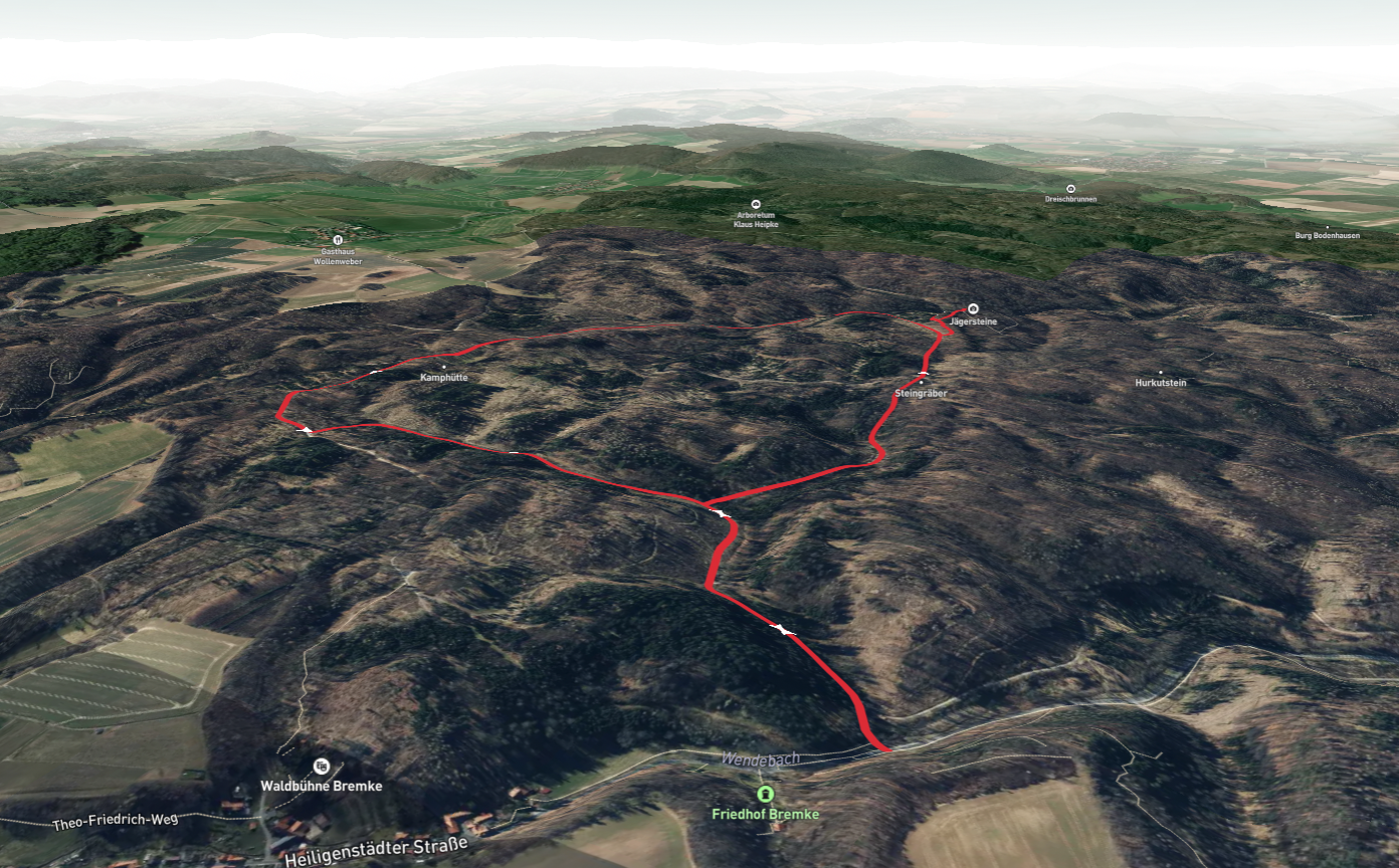 Jagersteine Loop via Rundweg Gleichen 8