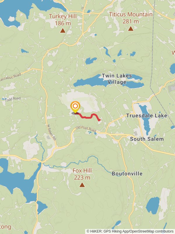 Connector path to Waccabuc Heights mobile static map