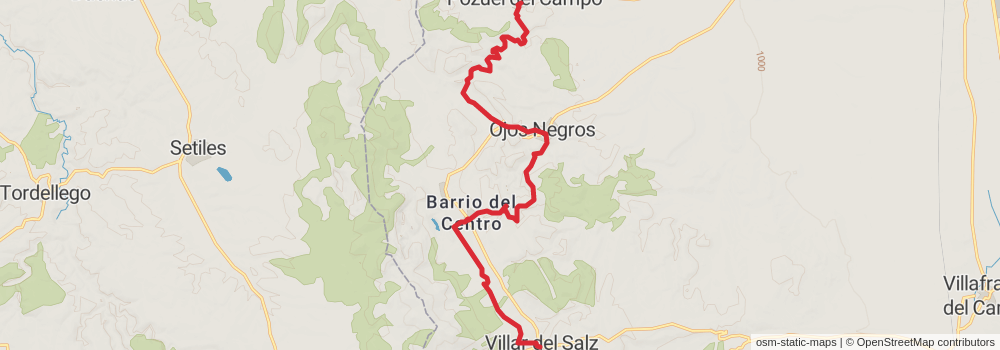 GR 24 - Jalón and Jiloca Trail stage 7 Map