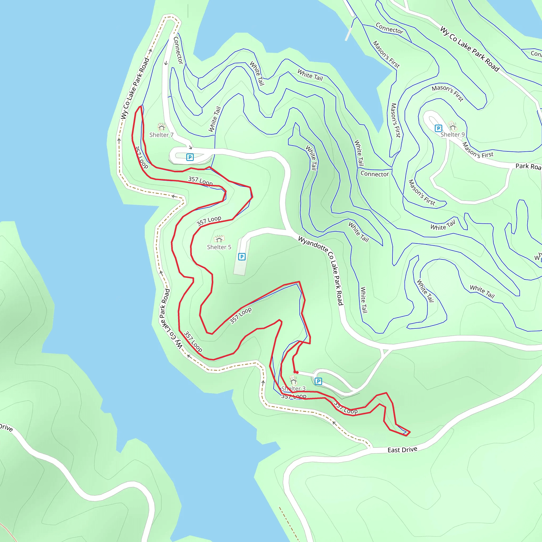 357 Loop mobile static map