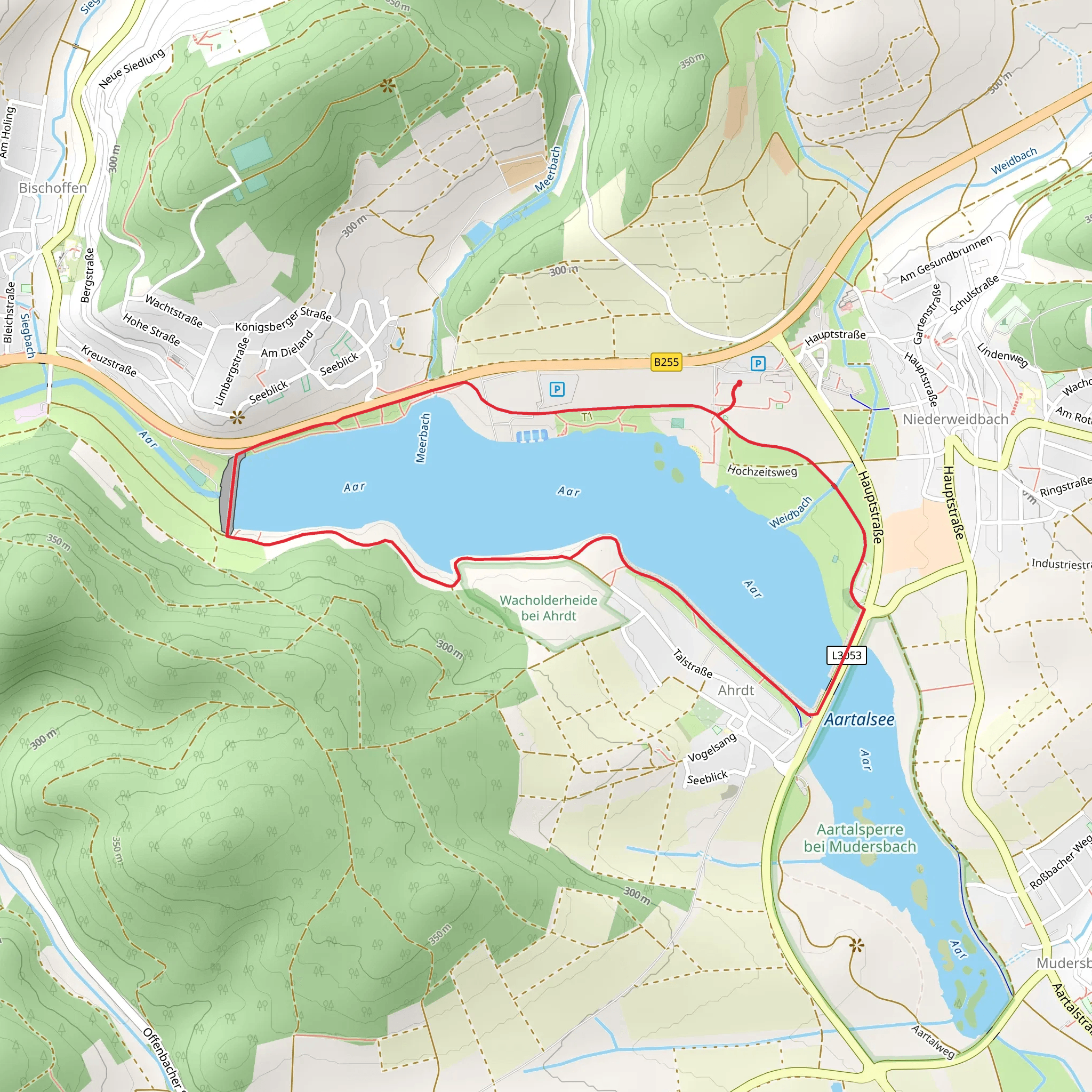 Aartalsee Loop mobile static map