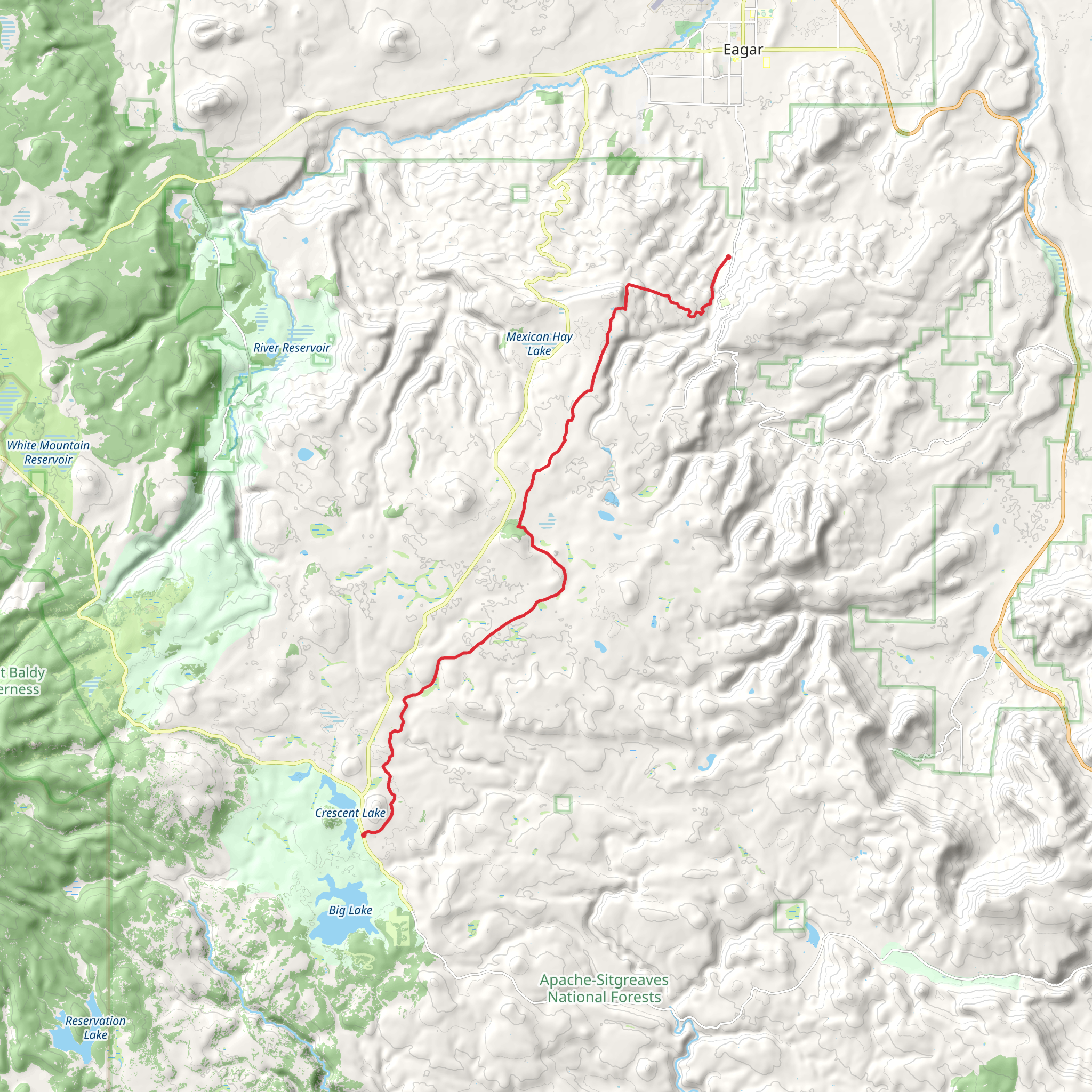 Overland Trail mobile static map
