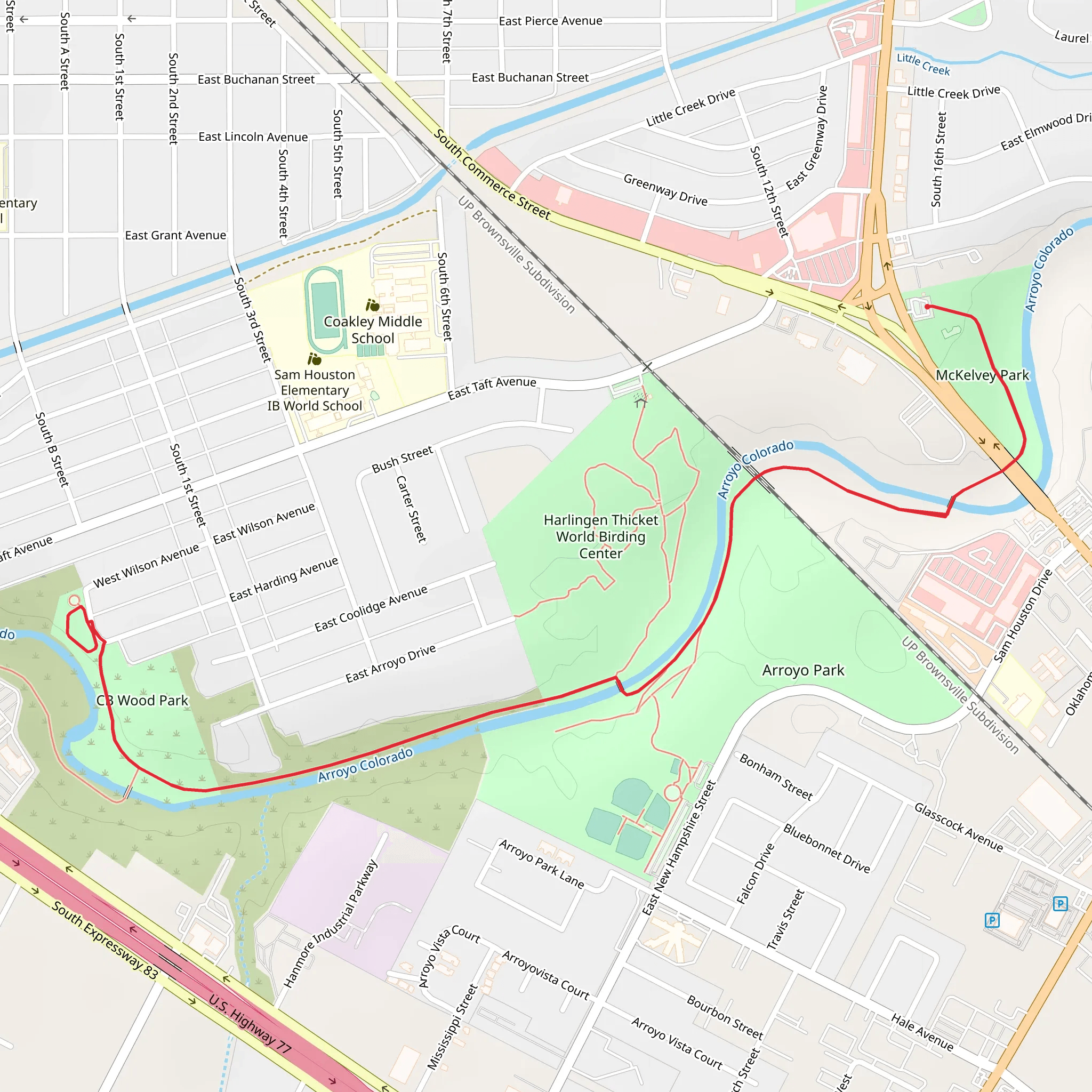 Arroyo Colorado mobile static map