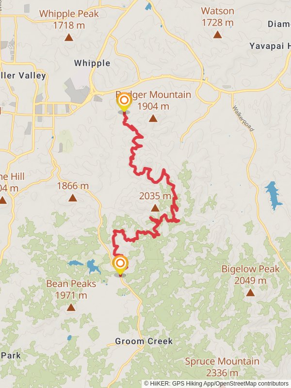 Ranch and Badger Mountain Trail