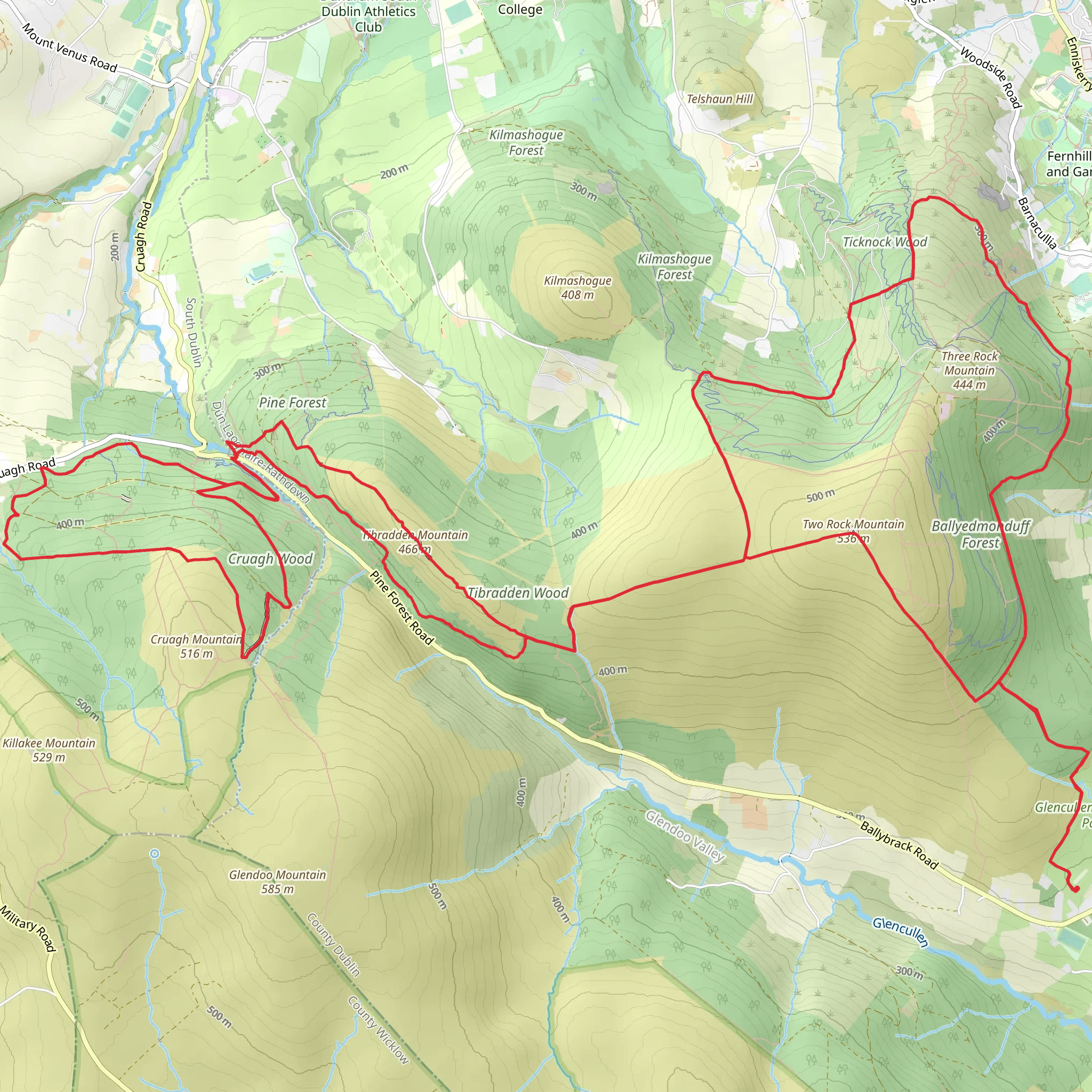 Run The Line Long Course 2025 mobile static map