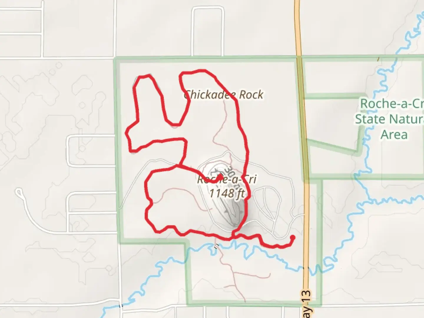 An image depicting the trail Spring Peeper Trail and Acorn Trail Loop and its surrounding area.