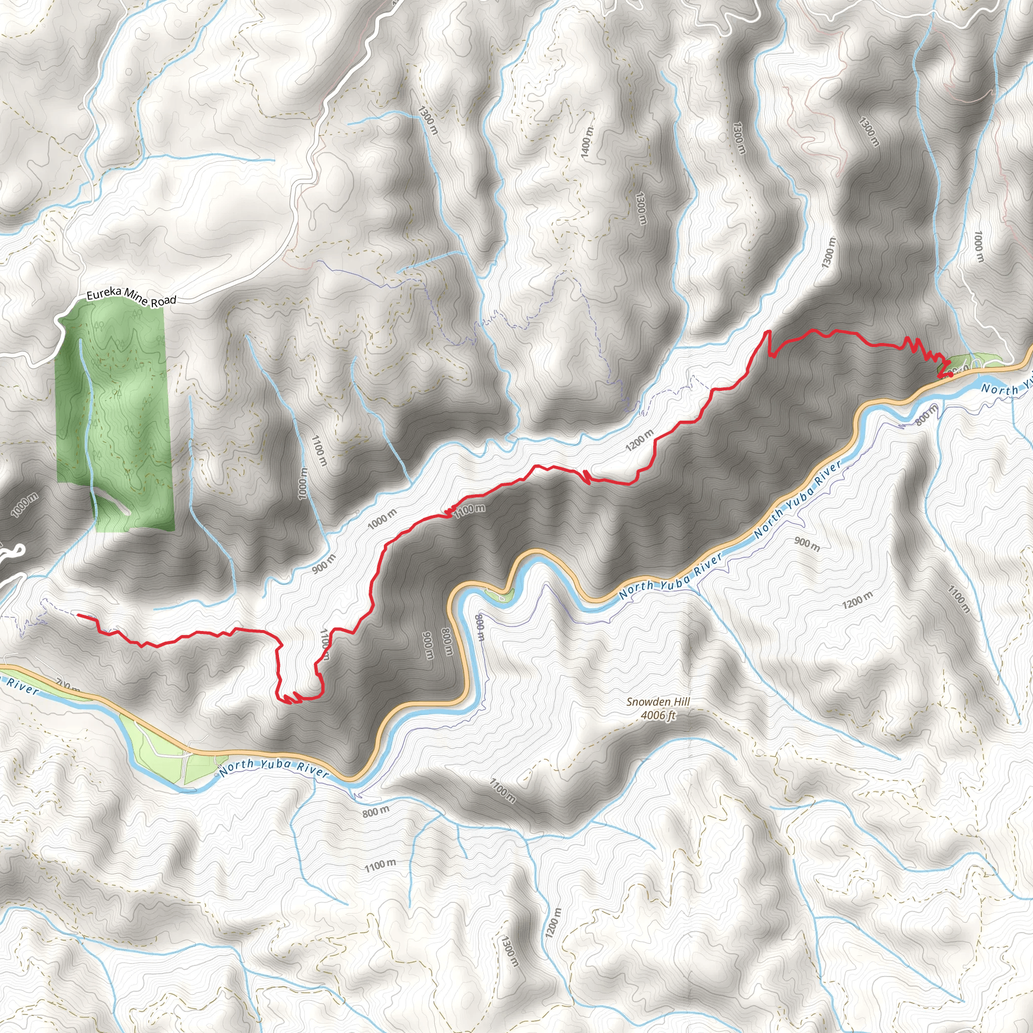 Fiddle Creek Ridge Trail mobile static map