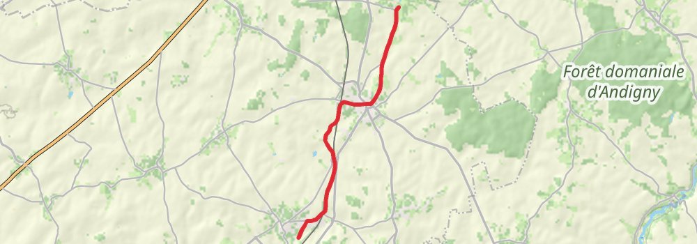 GR 655 Via Turonensis stage 5 Map