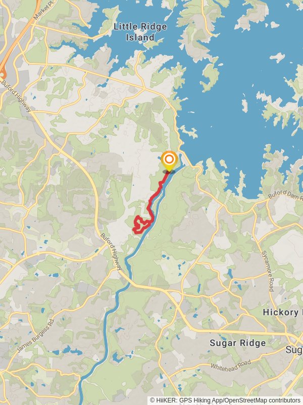 Walk along Chattahoochee River