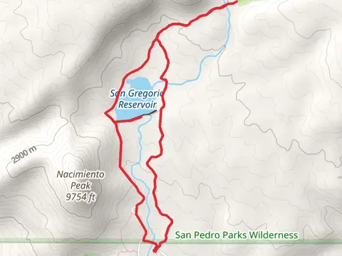 San Gregorio Reservoir and Las Vacas Loop Trail