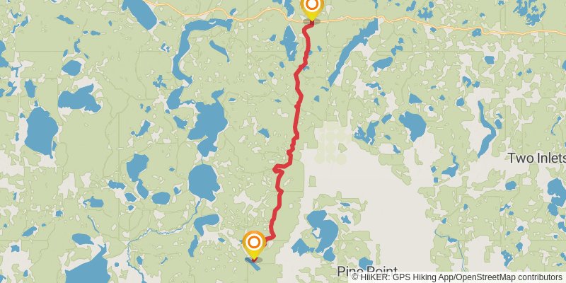 North Country Trail - Minnesota stage 11 Map