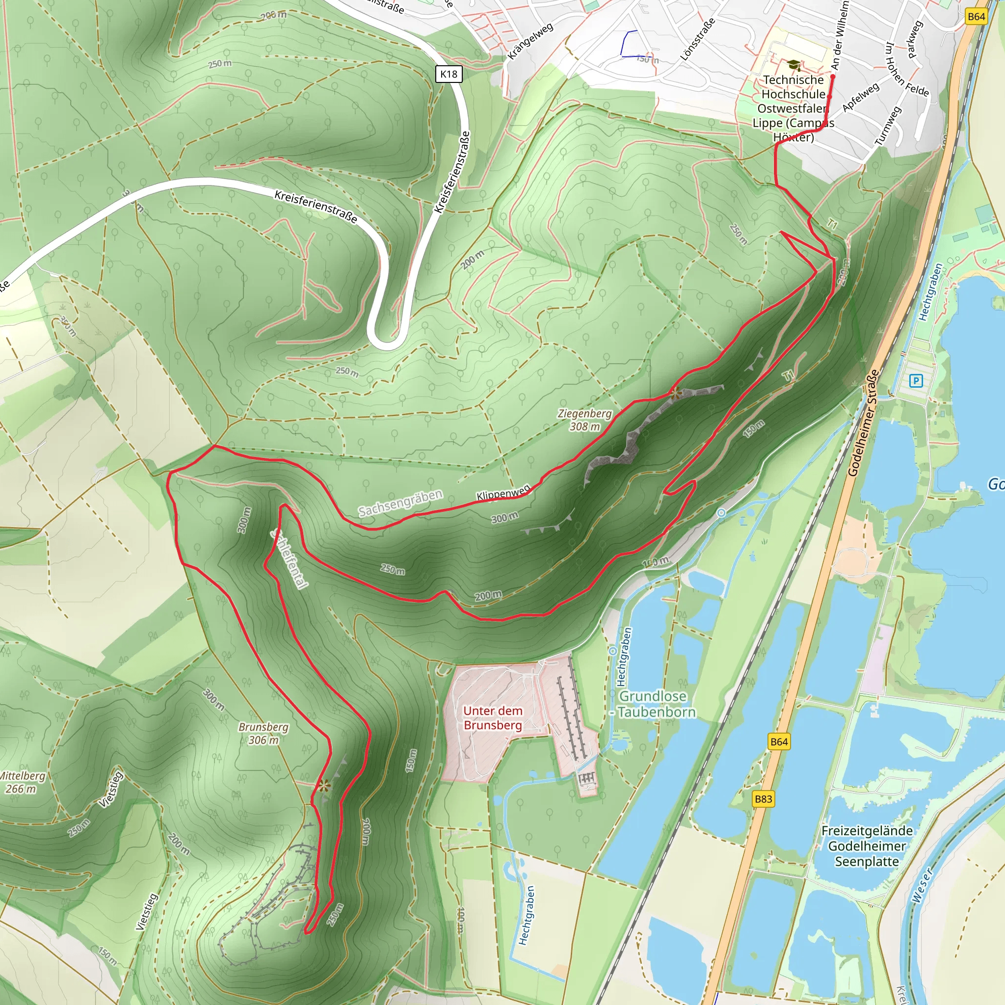 Rabenklippe via Klippenweg mobile static map