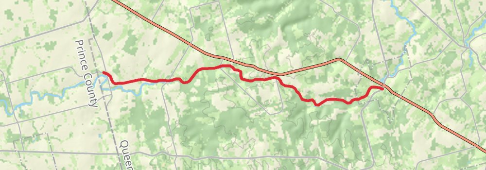 Confederation Trail stage 7 Map