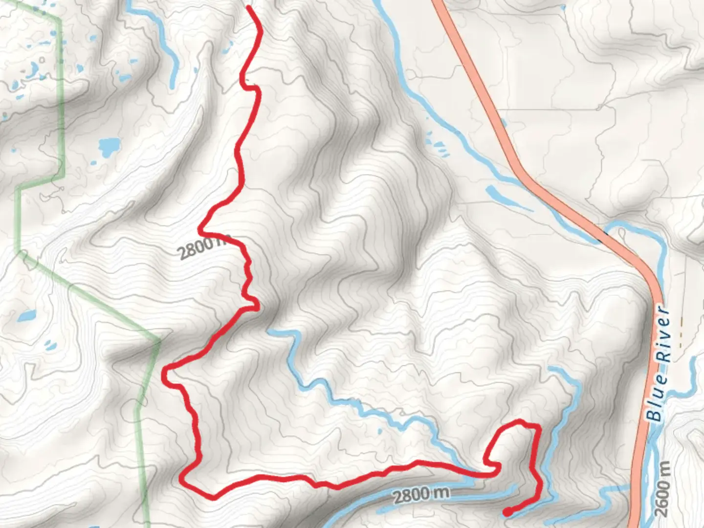 An image depicting the trail Not Rock Creek Trail and its surrounding area.