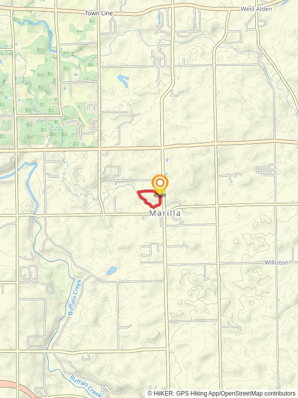 Little Buffalo Creek Loop mobile static map