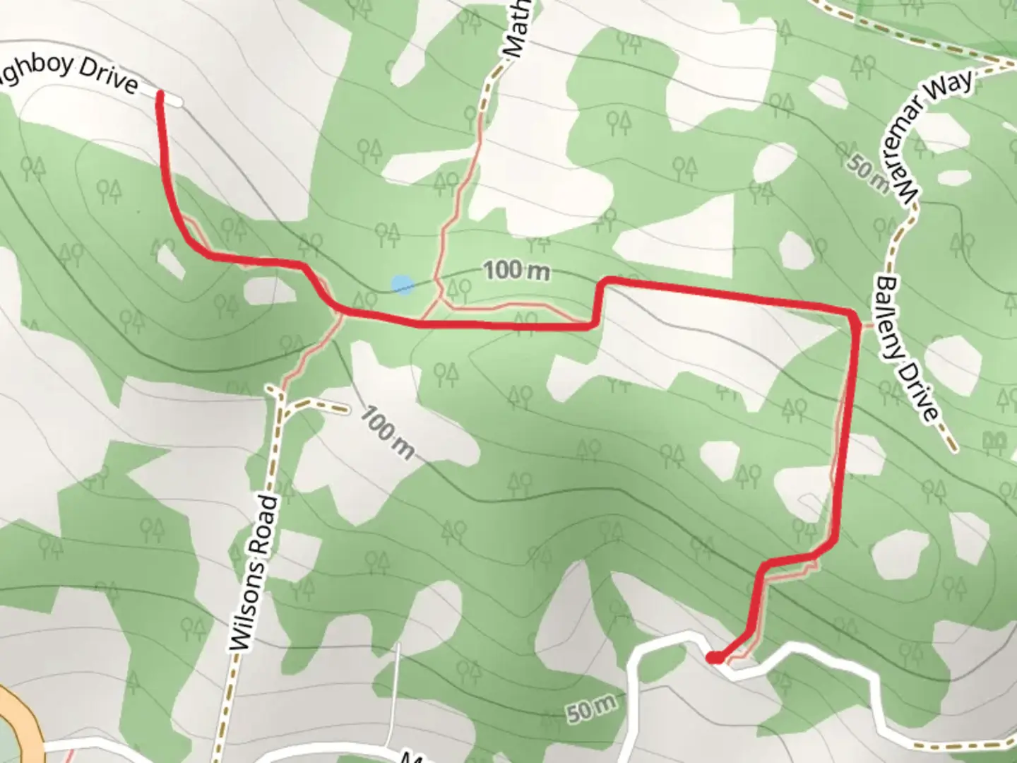 An image depicting the trail Manuka Hills Track and its surrounding area.