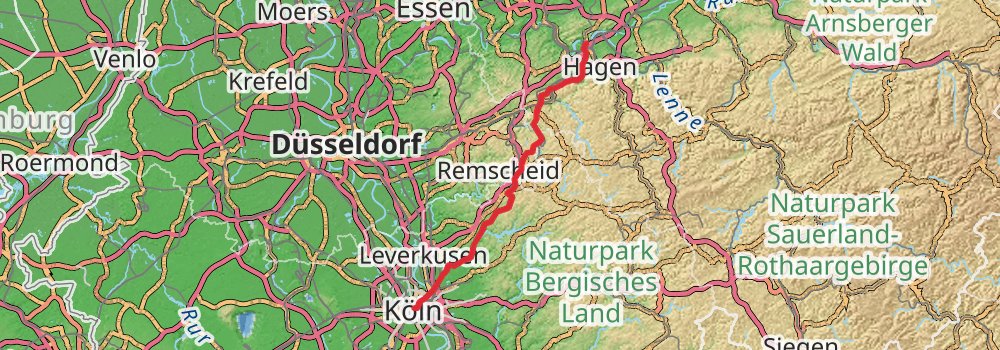 Camino Flensburg-Perl via Bremen stage 6 Map