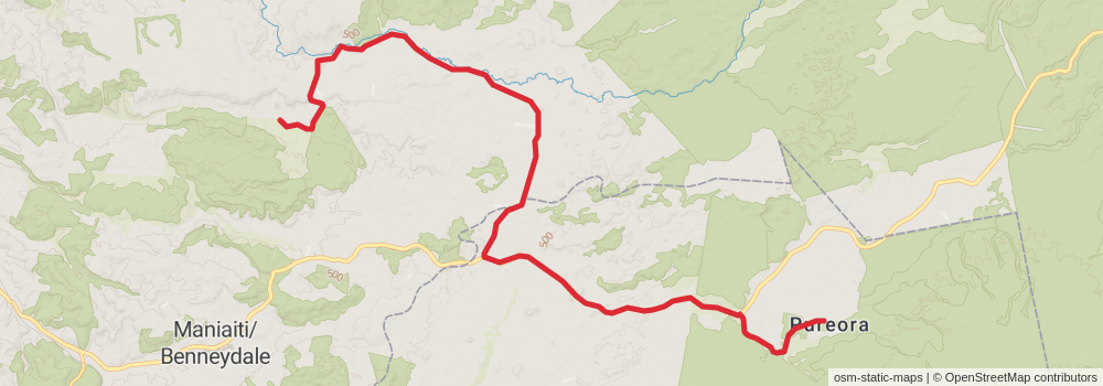 Te Araroa Trail stage 51 Map
