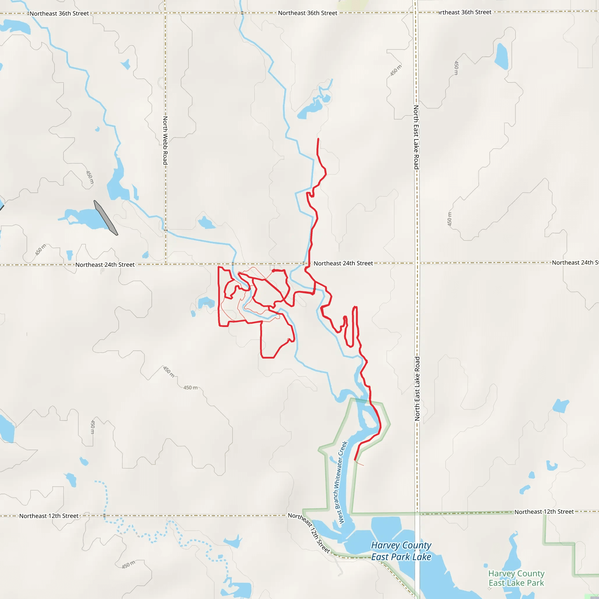 Osage Nature Trail mobile static map