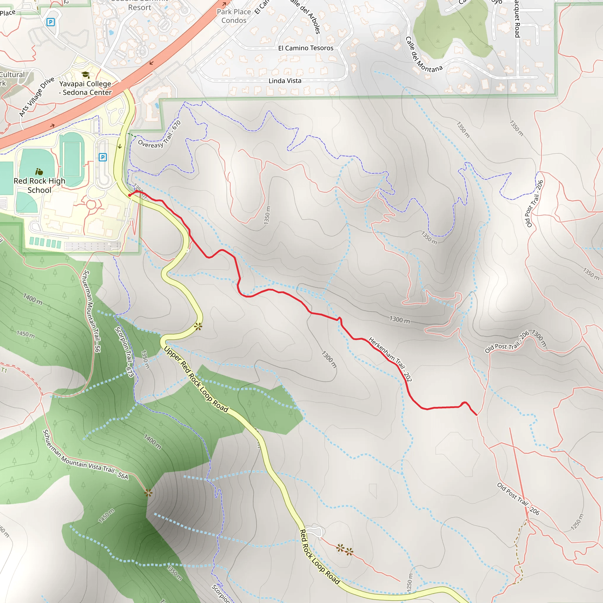 Herkenham Trail mobile static map
