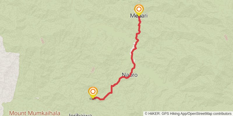 Kokoda Track stage 5 Map