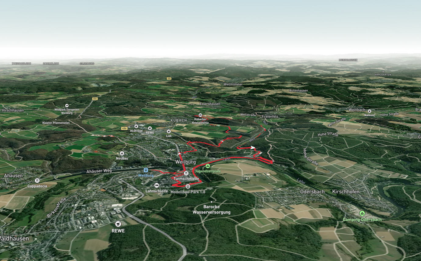 Well and Lahn via Taunus Schinderhannespfad