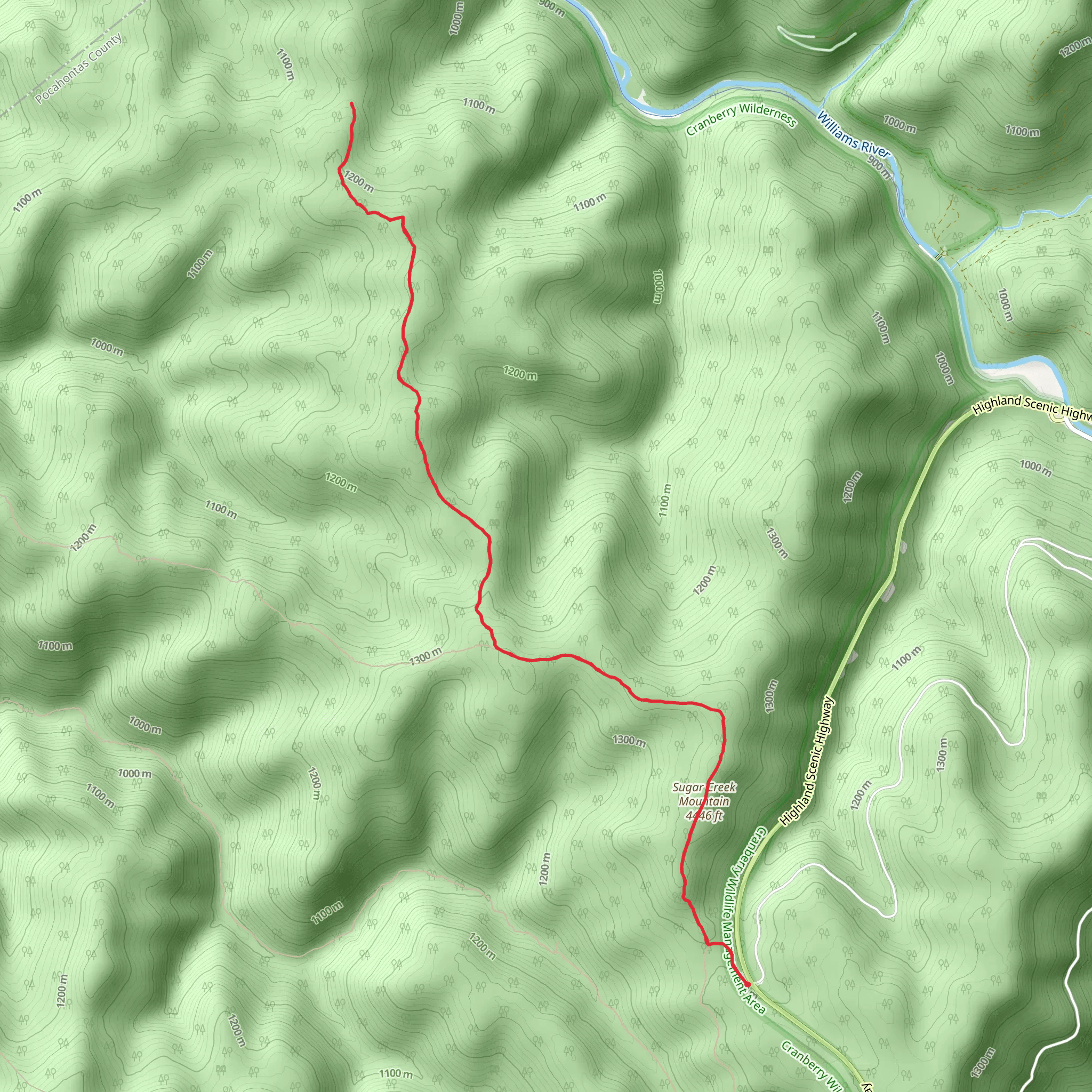District Line Trail mobile static map