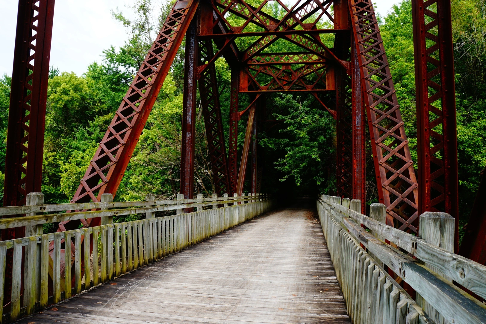 An image depicting the trail Katy Trail and its surrounding area.