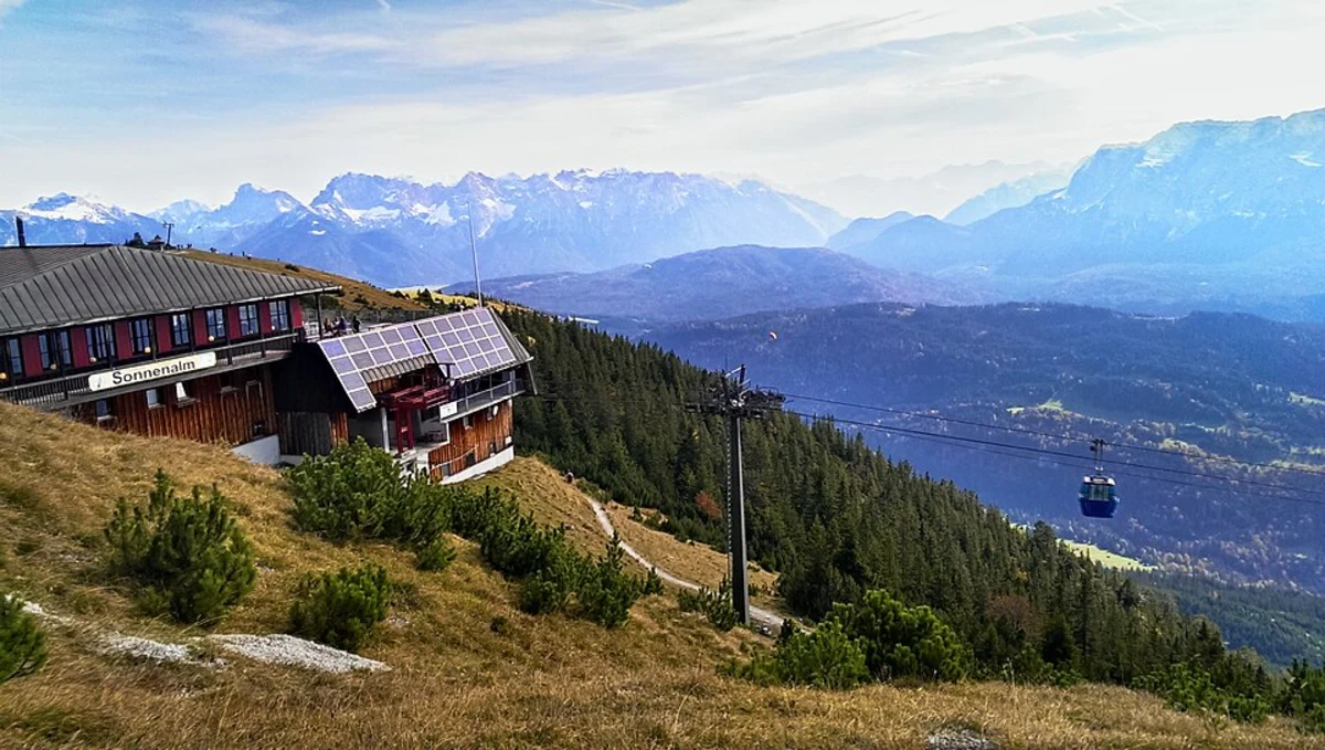 Wankbahn Bergstation Walk from Wankbahn Talstation