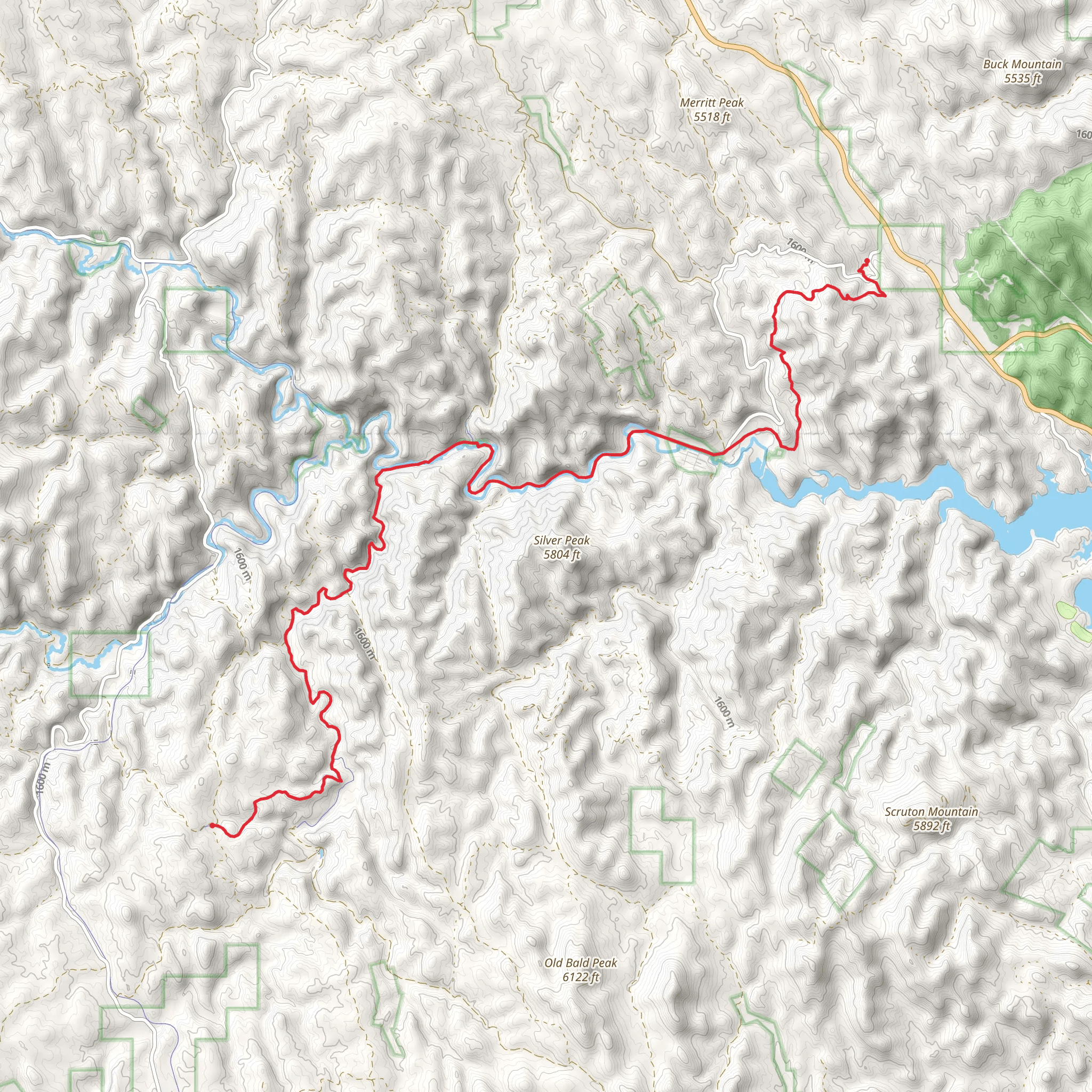 Centennial and Deerfield Trail mobile static map