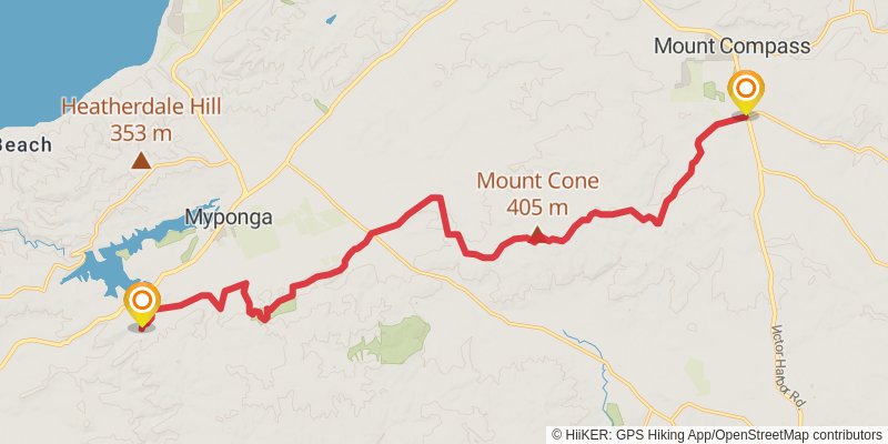 Heysen Trail stage 7 Map