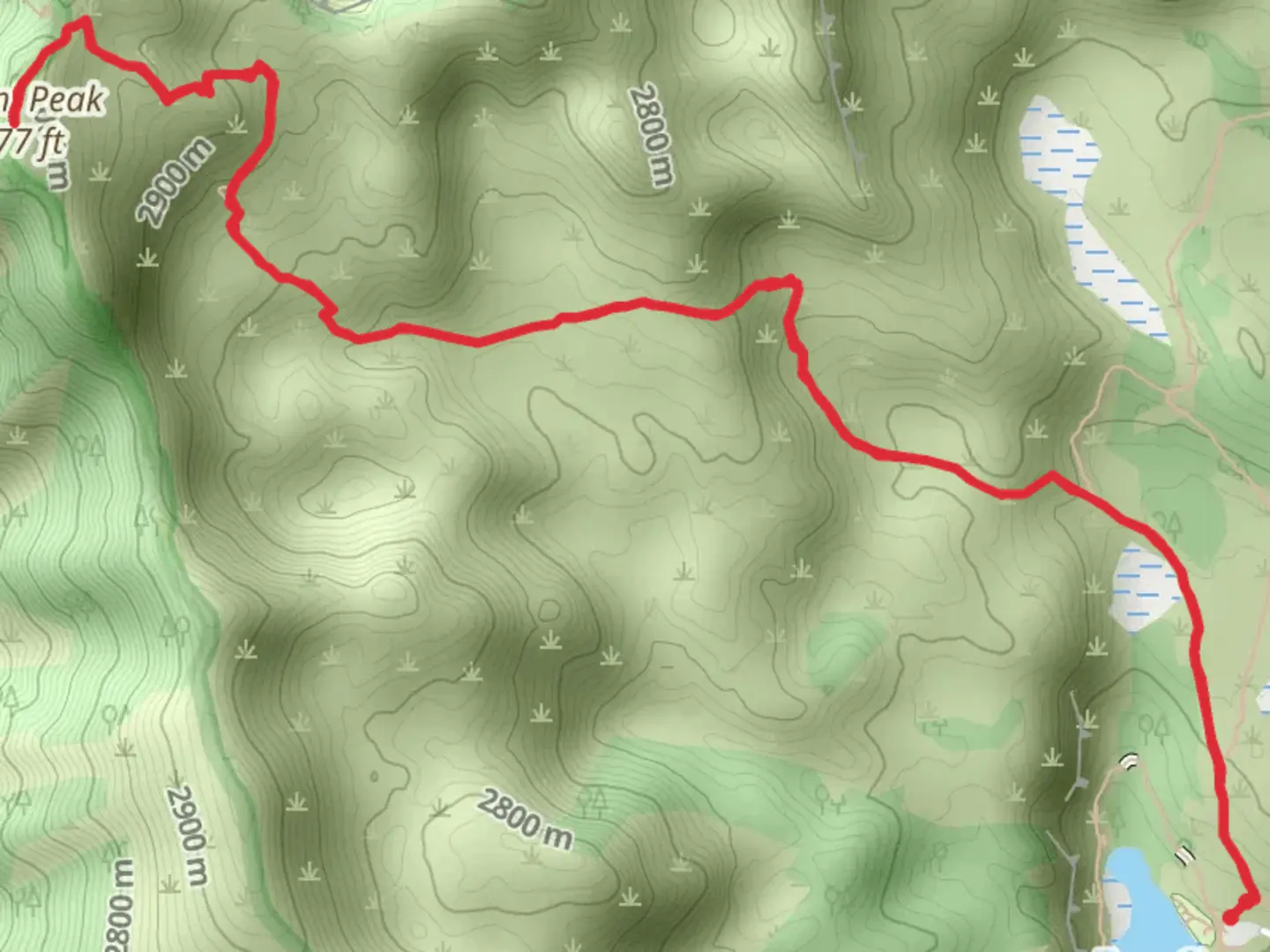 An image depicting the trail Naomi Peak Trail and its surrounding area.