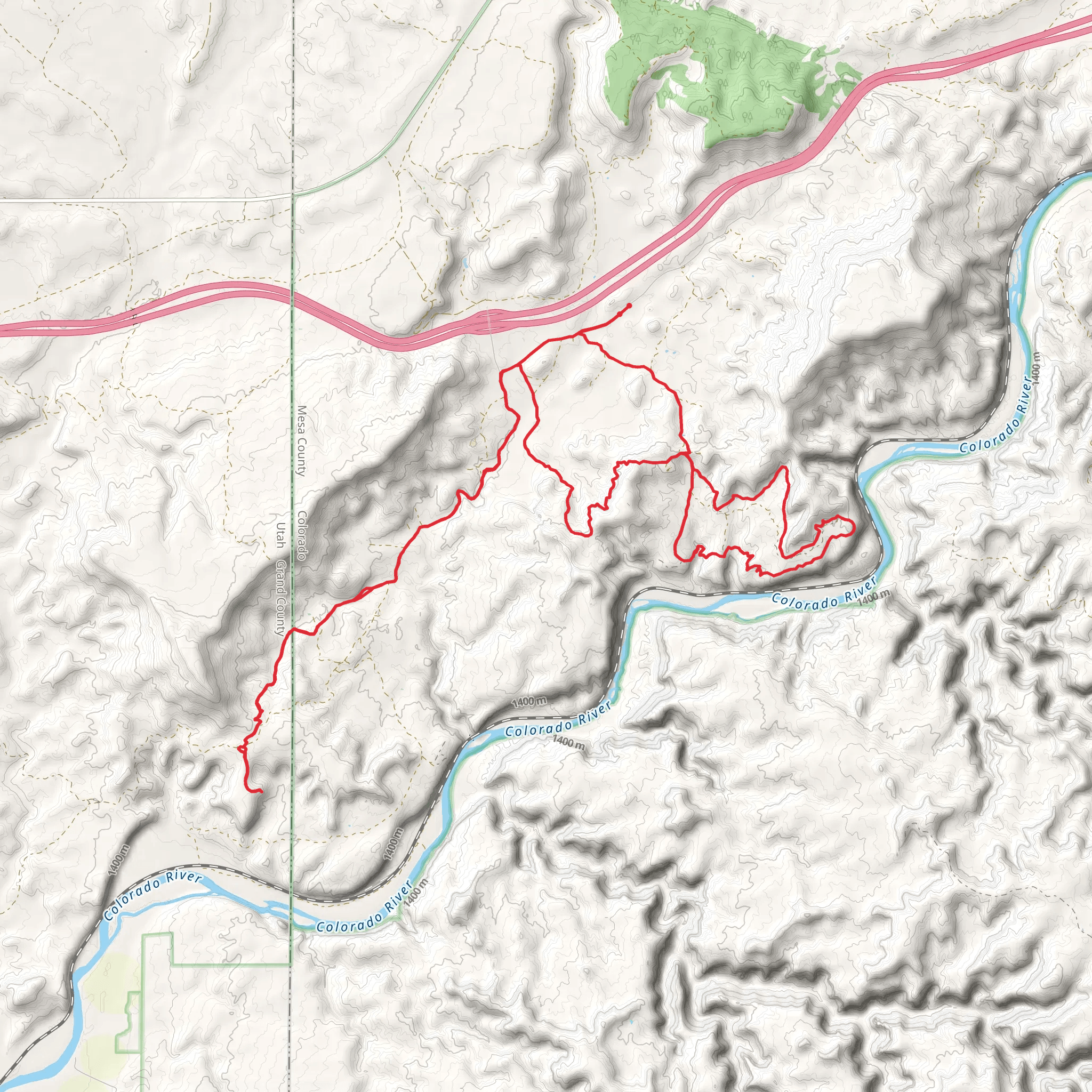 ADT, Rabbit Valley 4 Trail mobile static map