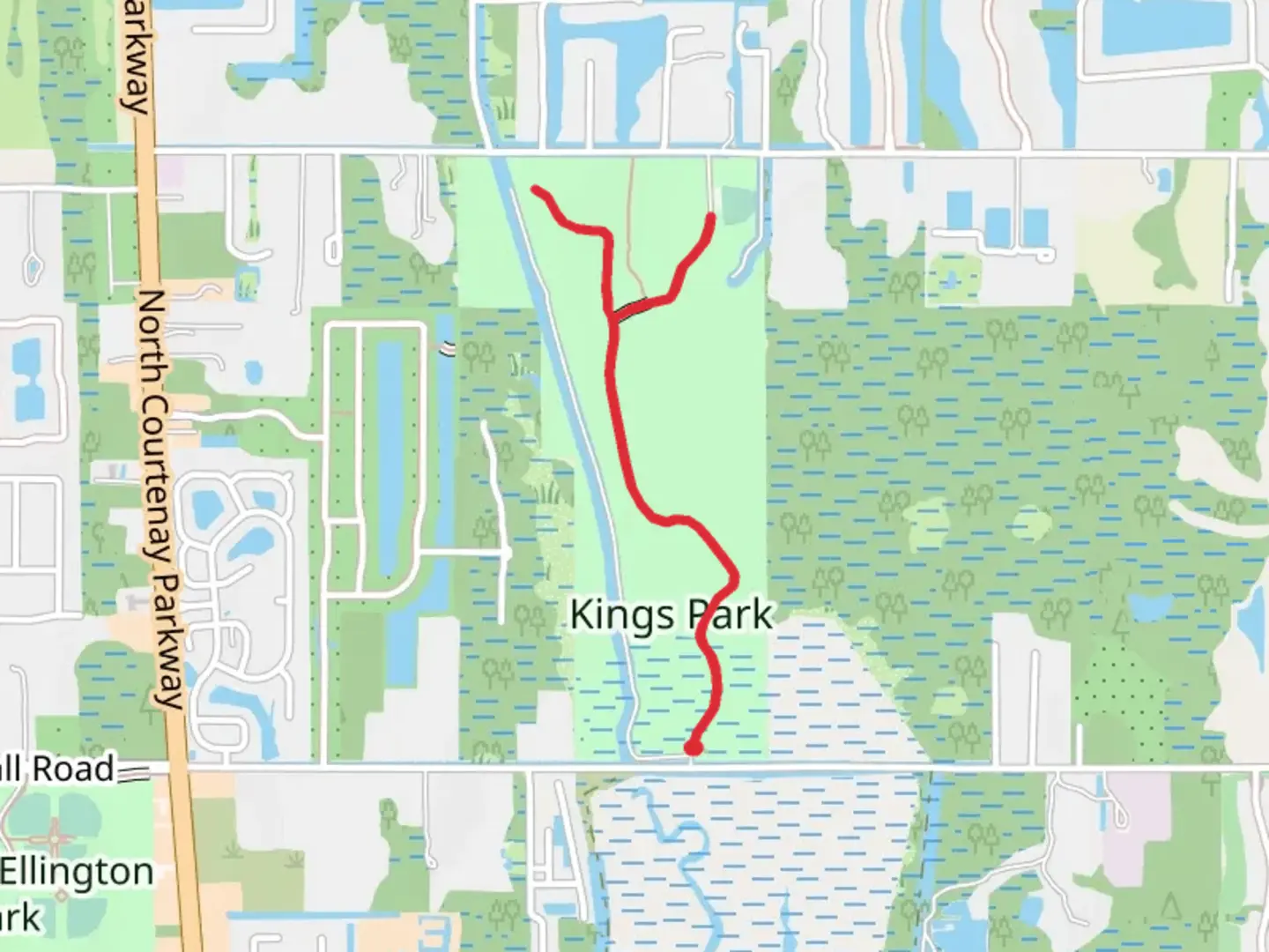 An image depicting the trail Pioneer Trail - Kings Park and its surrounding area.