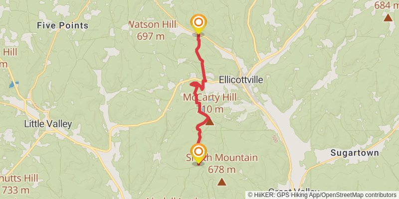North Country Trail - New York stage 6 Map