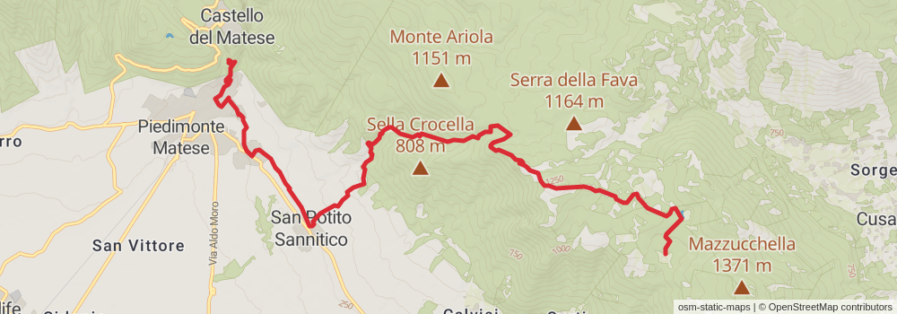 Sentiero Italia - Calabria Section stage 2 Map