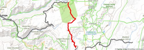 American Discovery Trail South Route stage 32 Map