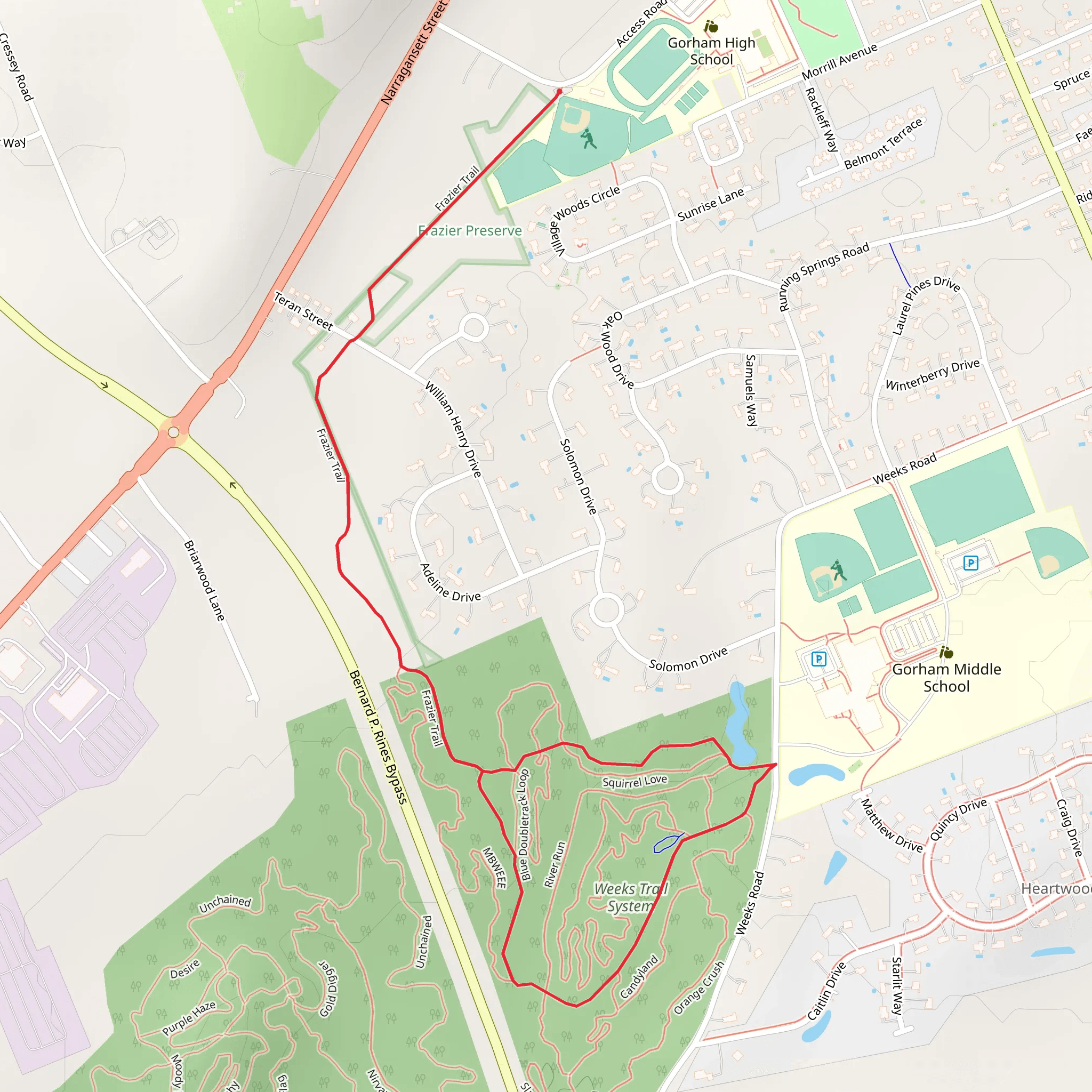 Squirrel Love Loop mobile static map