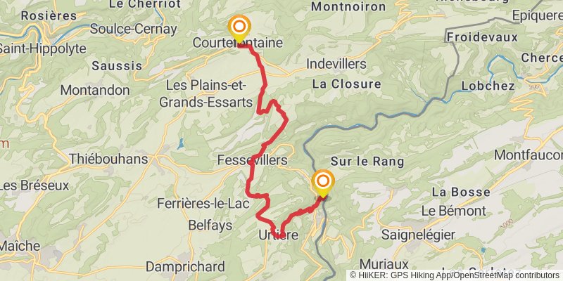 HexaTrek stage 173 Map