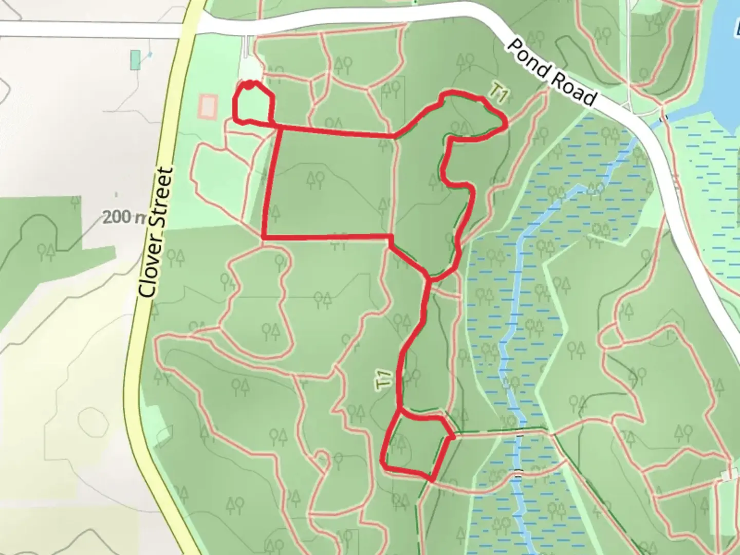 An image depicting the trail Nature and Swamp Trail and its surrounding area.