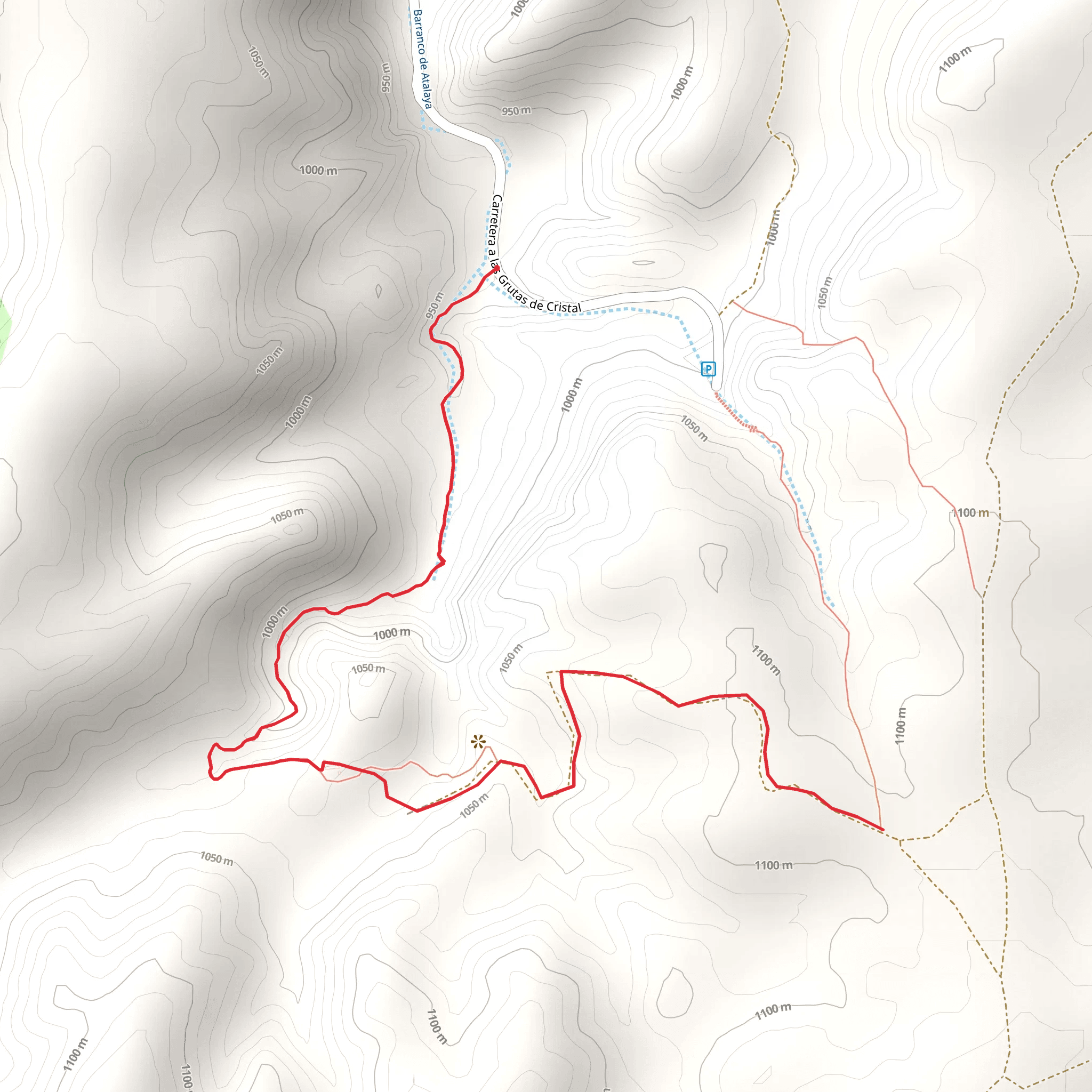 Paths of the Rock Paintings PR TE 056a mobile static map