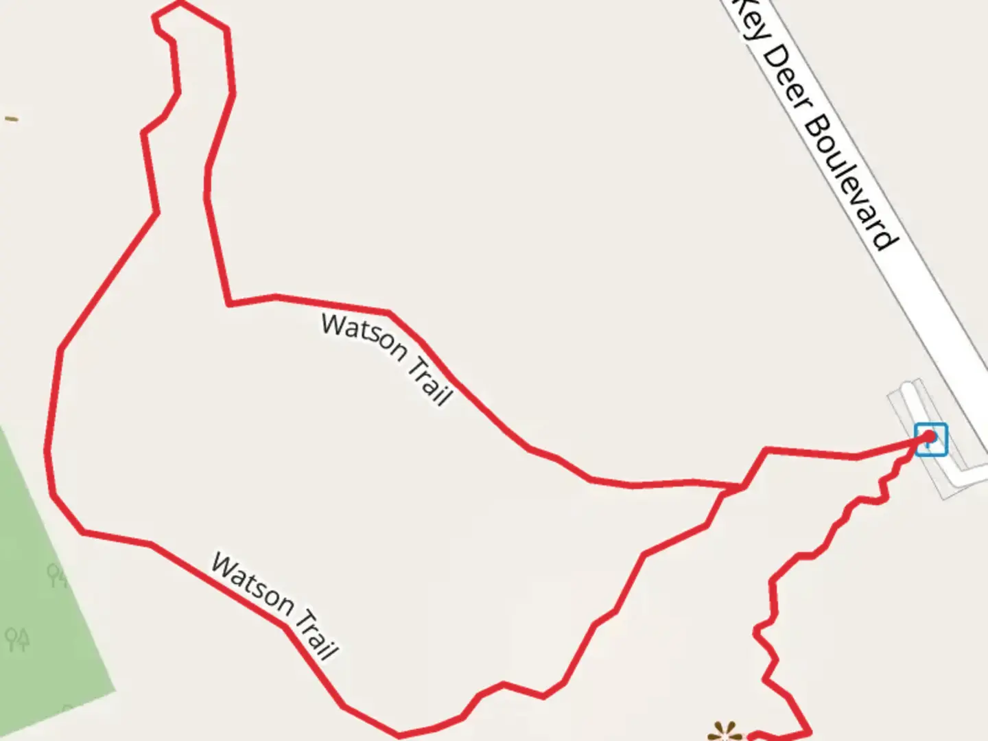 An image depicting the trail Watson Loop Trail and its surrounding area.