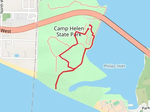 Camp Helen State Park Short Loop