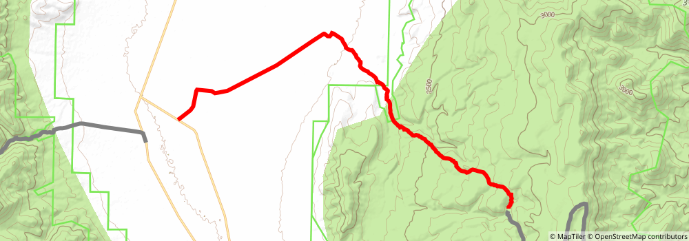 American Discovery Trail South Route stage 349 Map