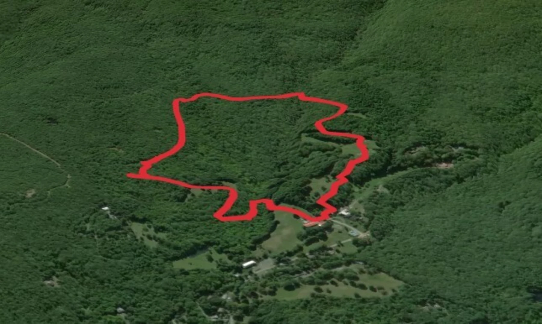 An image depicting the trail Switchback Hill Trail and Websters Pass trail Loop and its surrounding area.