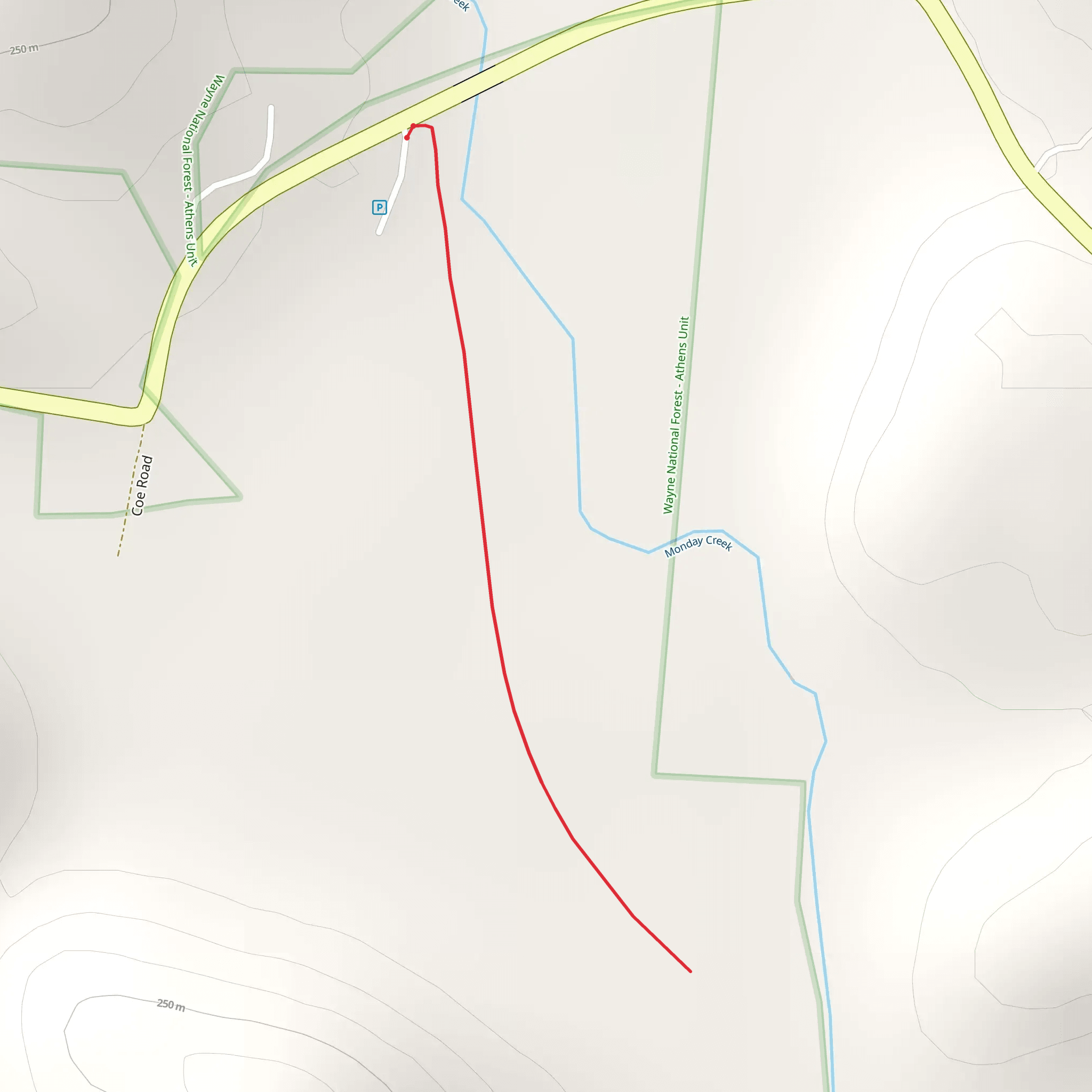 Ora Anderson Nature Trail mobile static map