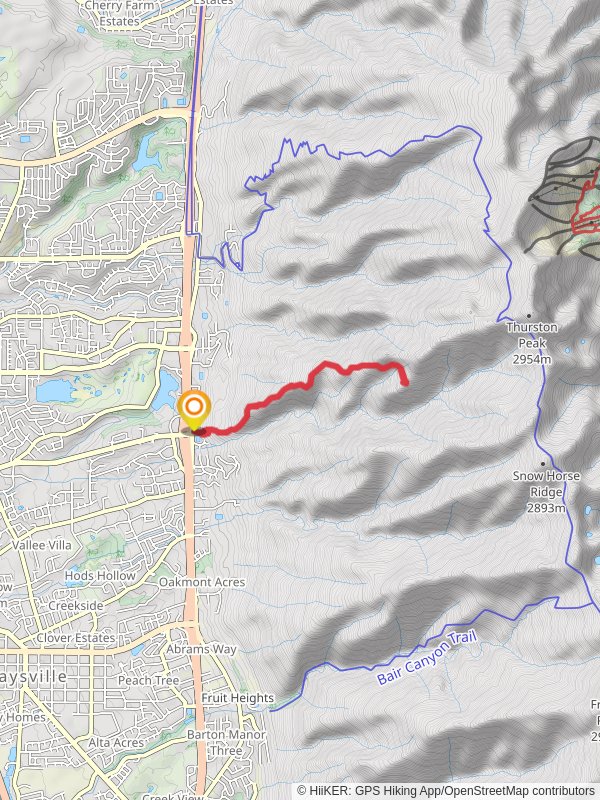 Adams Canyon Cabin via Adams Canyon Trail