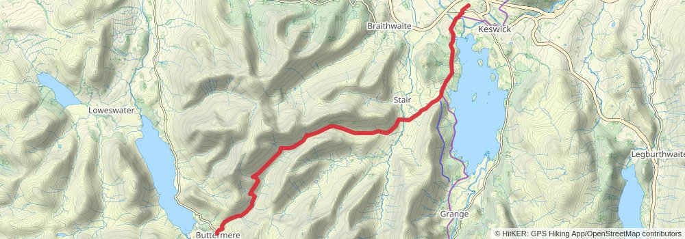 Cumberland Way stage 3 Map
