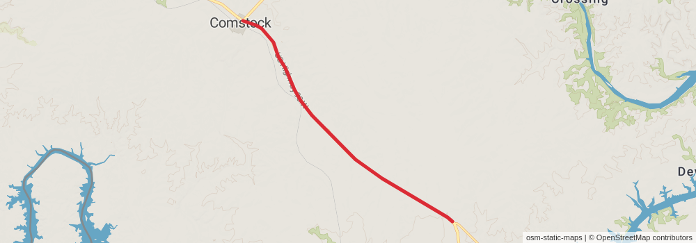 American Perimeter Trail - Texas Primary stage 47 Map