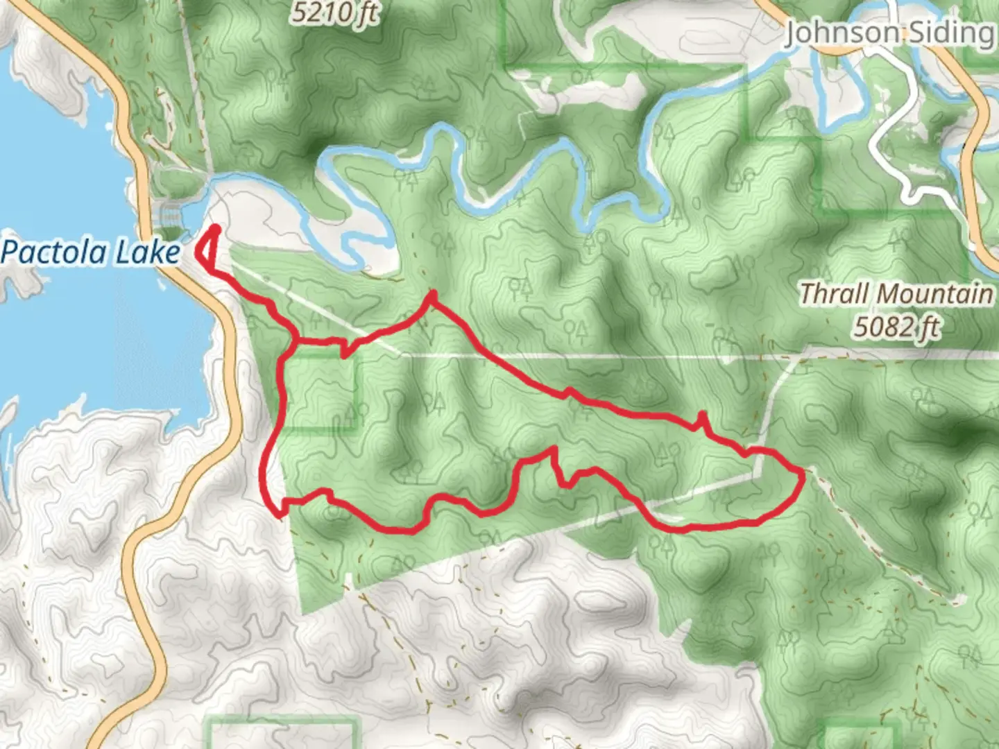 An image depicting the trail McCurdy Gulch Road Loop and its surrounding area.